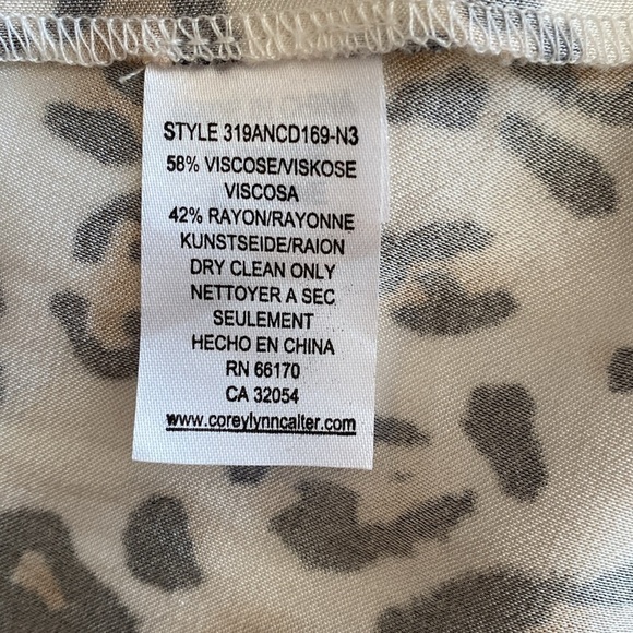 Corey Lynn Calter - Anthropologie Arabella Leopard Print Dress -‎ XS - Picture 10 of 10